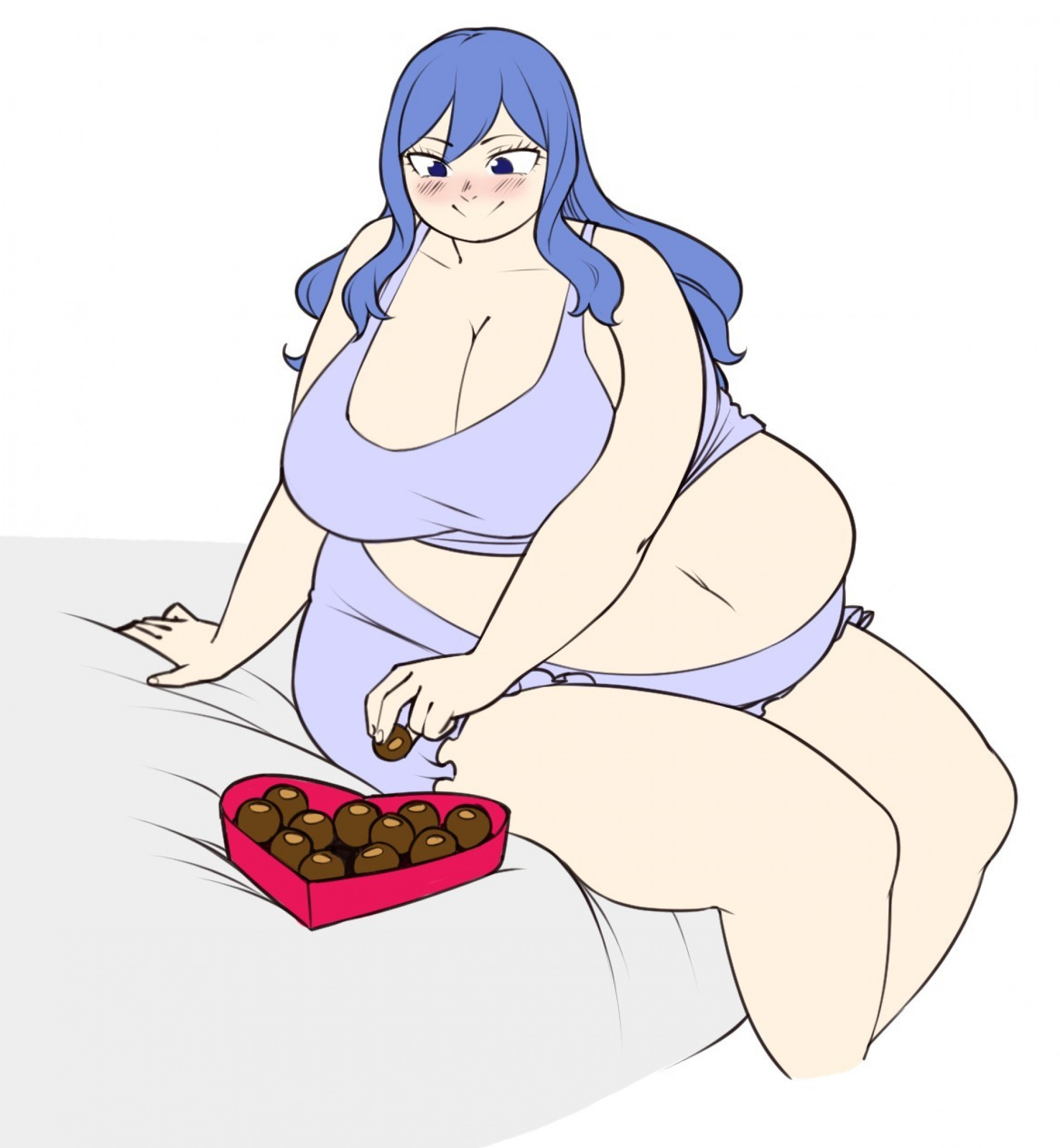 Джувия и шоколадки-валентинки