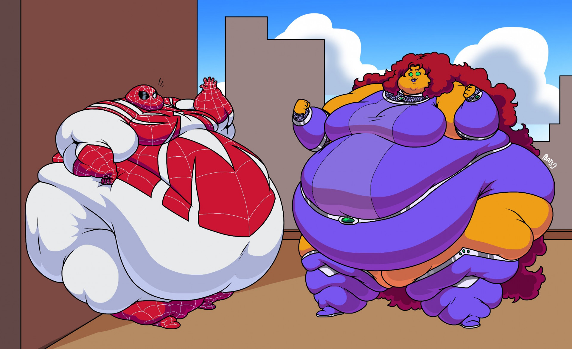 Паба-Паук и Звездопламенная - свиданка рыжих