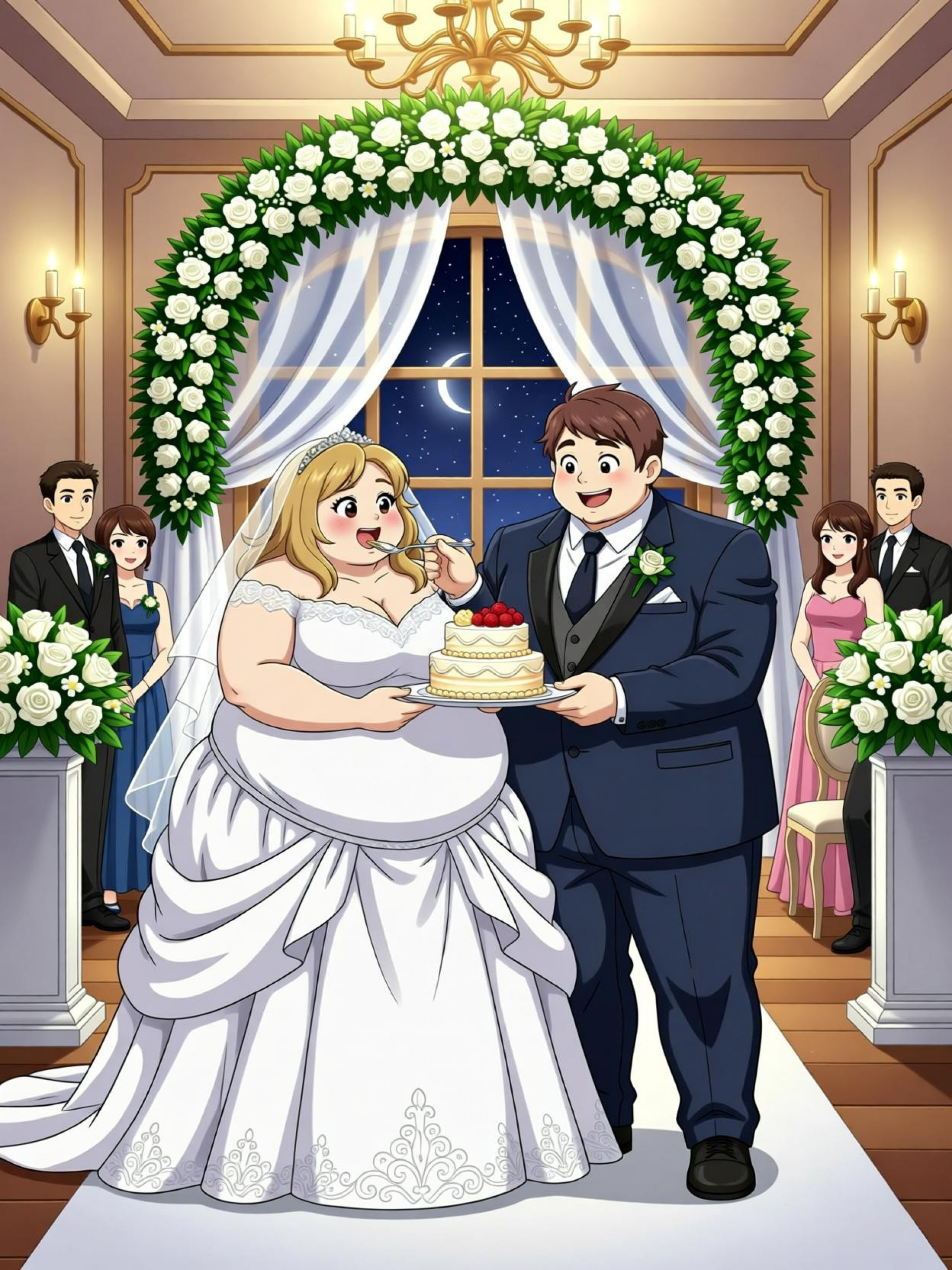 Свадебный тортик