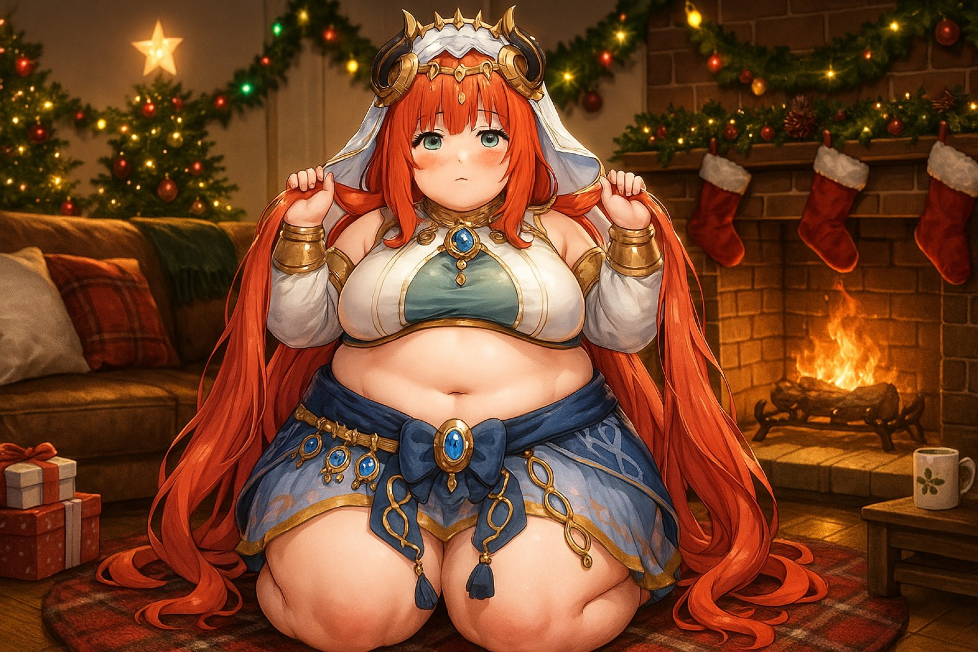 Нилу у камина