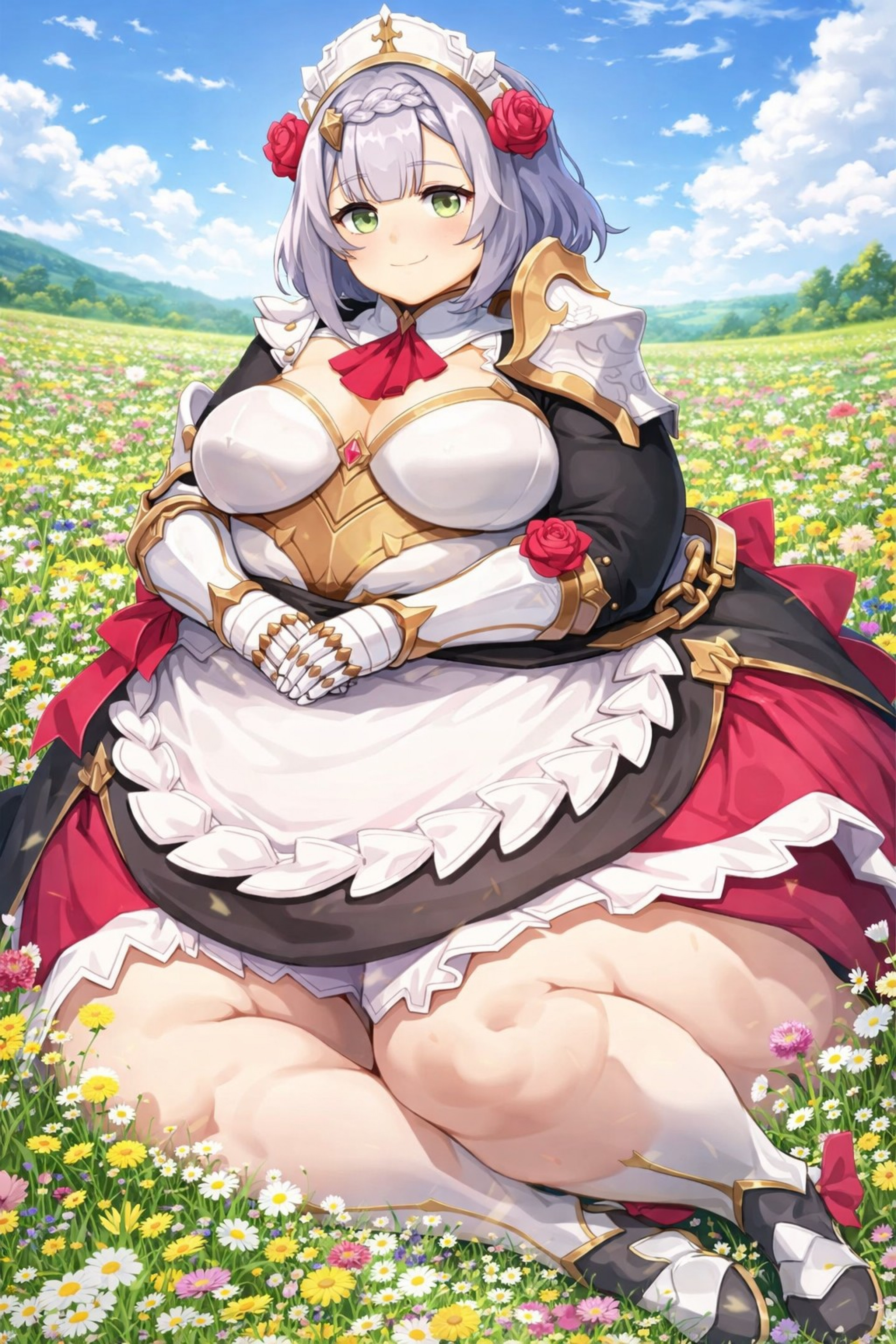 Ноэлль на лугу