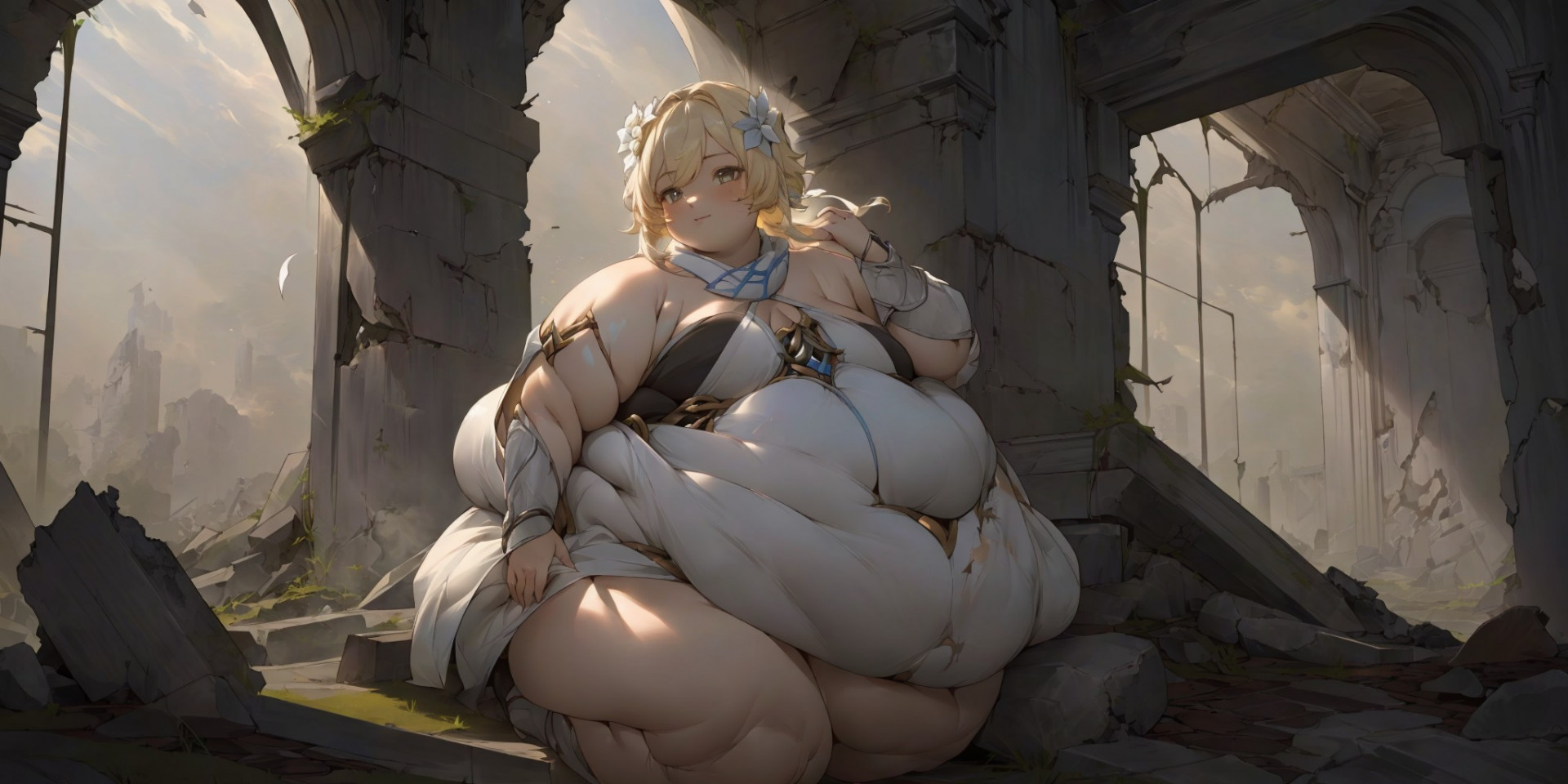 Лумине - толстушка среди руин