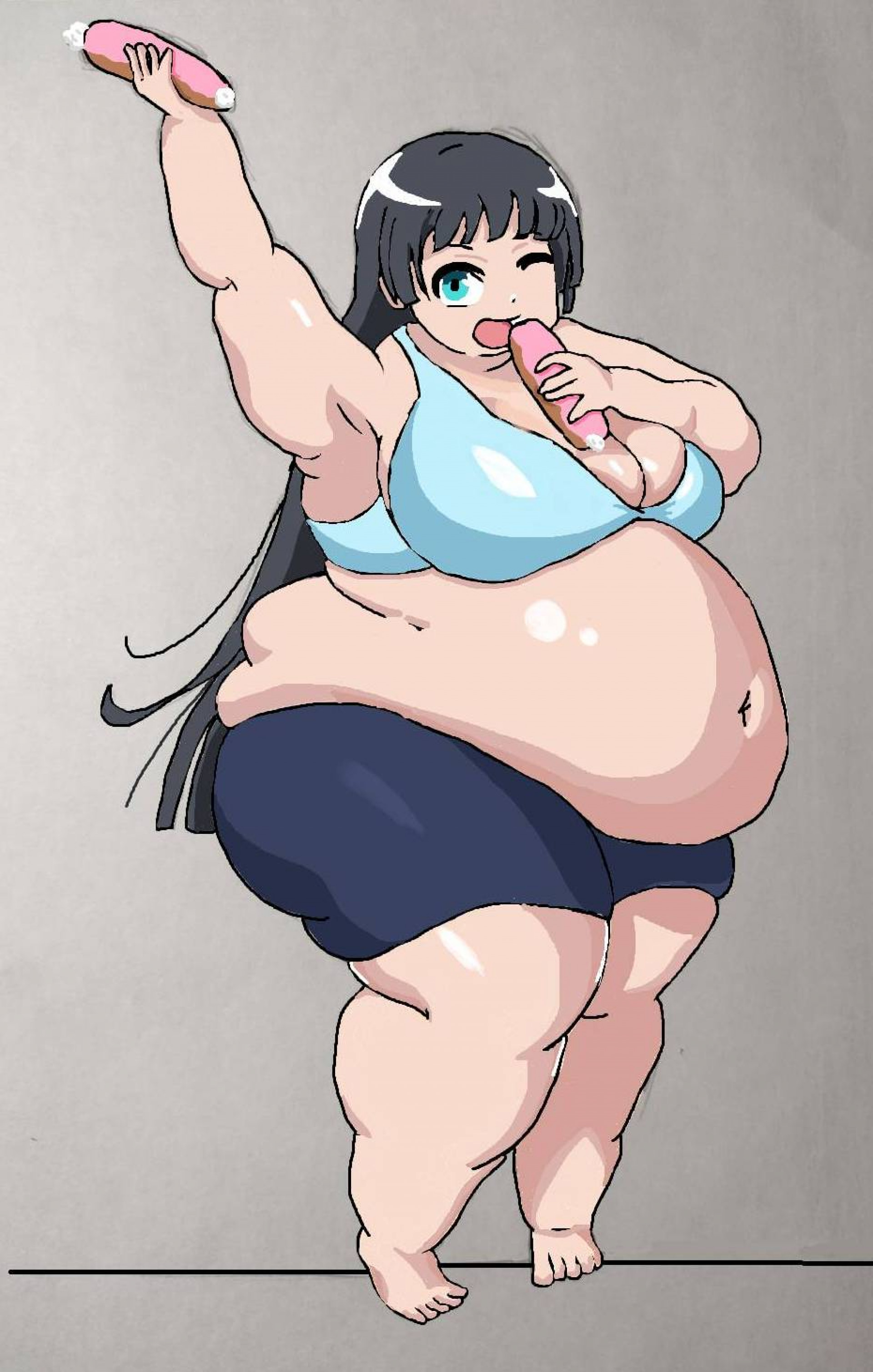 Акеми и хотдог