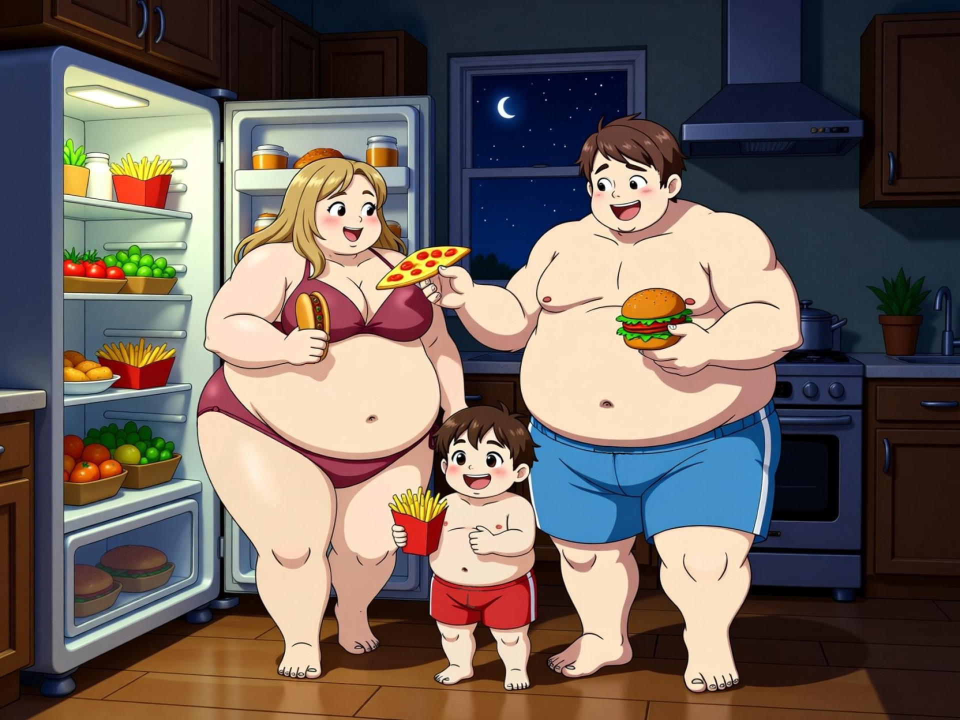 Семейный ночной дожор