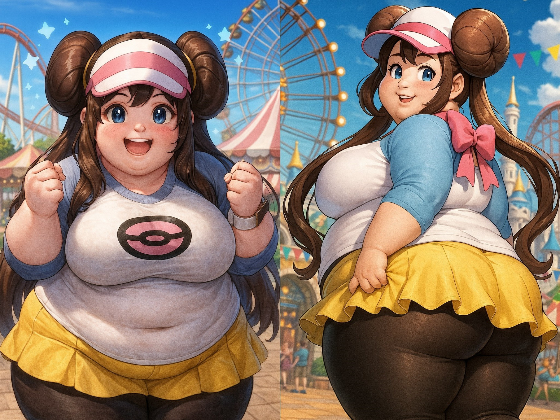 Роза в лунапарке