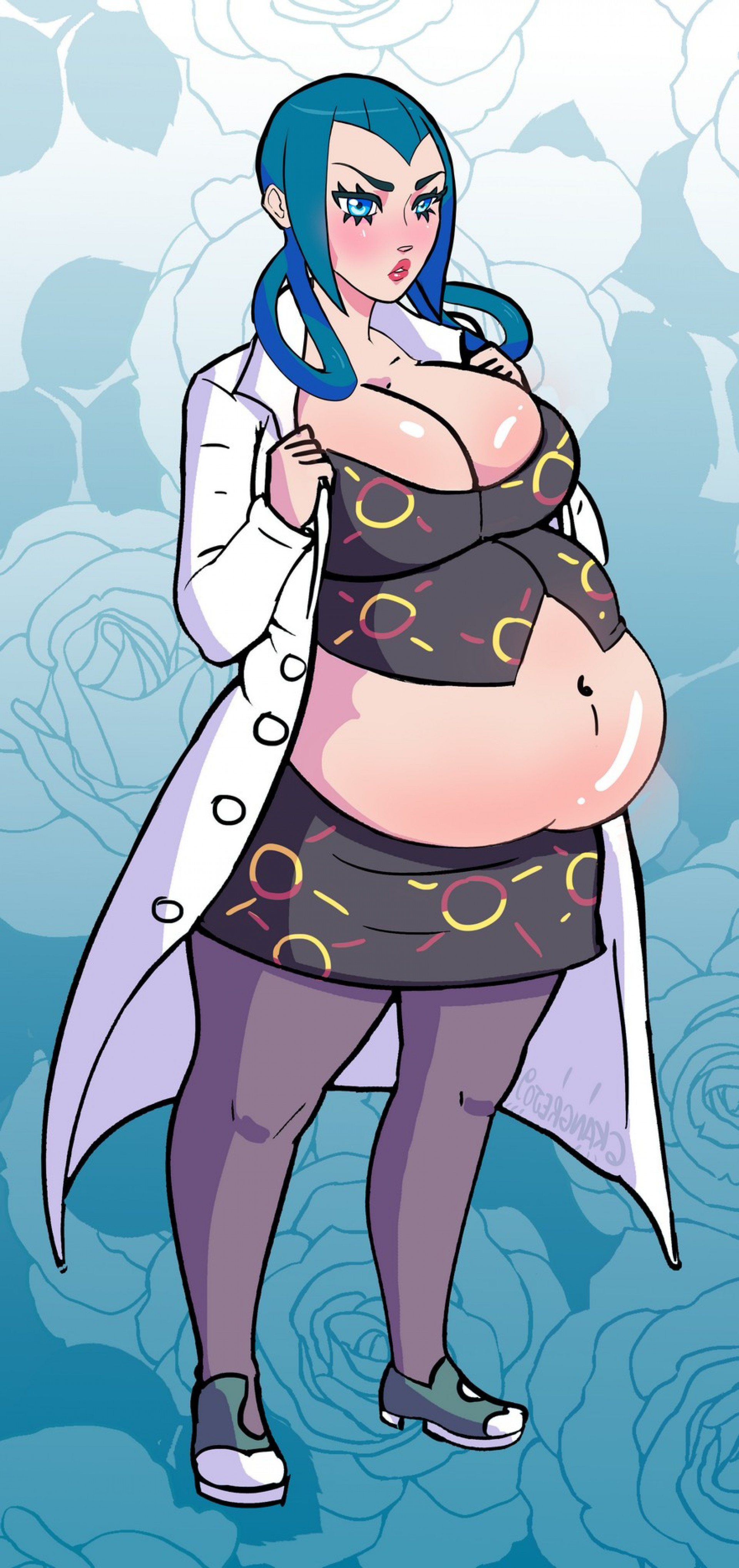 Мейбл - пузом вперед