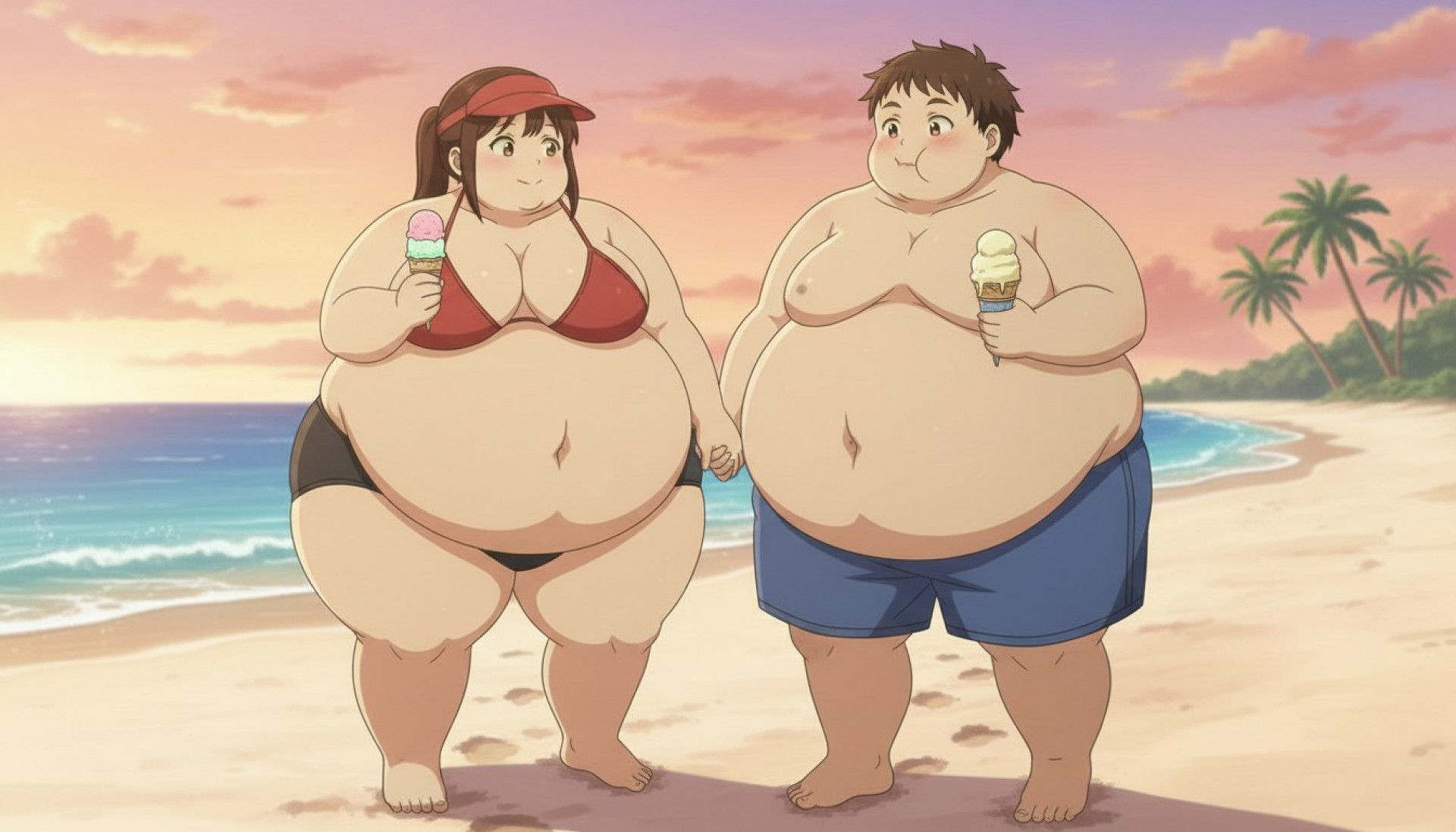 На том же пляжу