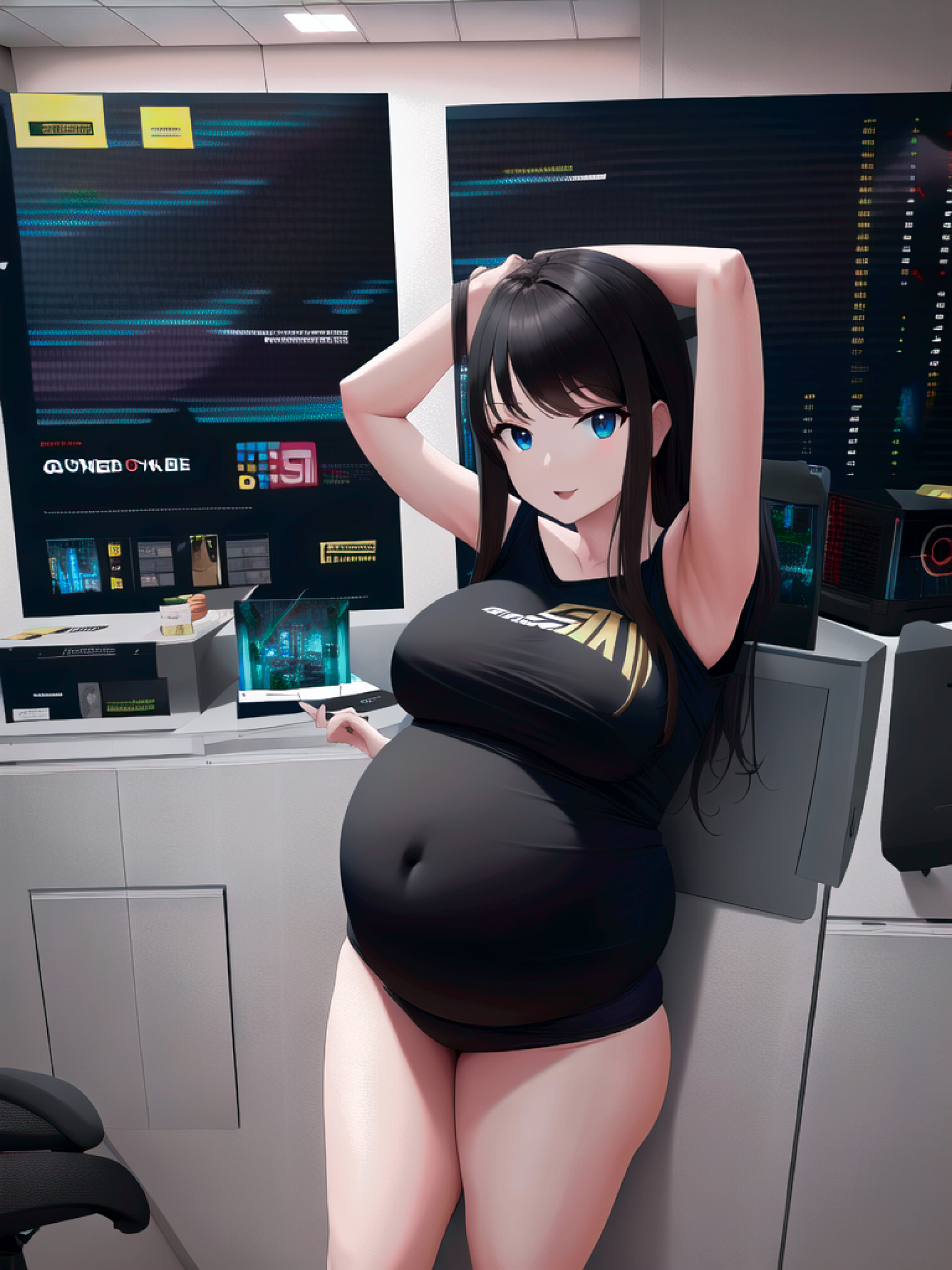 _masterpiece___best_quality__lot_of_details__medium_breasts__black_hair__blue_eyes__gamer_girl__blac_seed-8850338_steps-30_guida