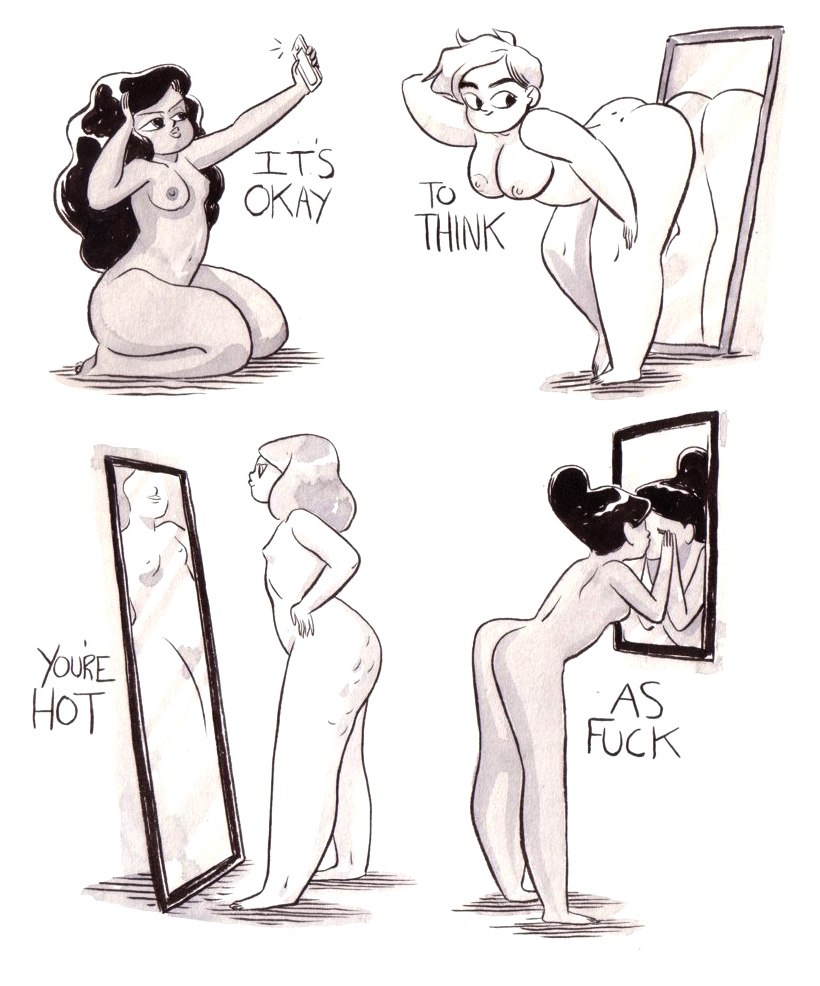 It's okay to think you're HOT!..